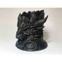Porte stylos en dragon