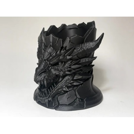 Porte stylos en dragon
